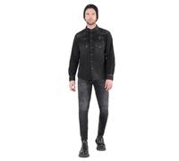 Le Temps des Cerises Chemise Juanito en Jeans Noir délavé
