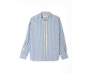 Le Temps Des Cerises Chemisier 'Ana' beige clair / bleu ciel, Taille M