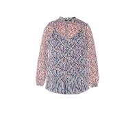 Le Temps Des Cerises Chemisier beige / bleu marine / bleu-gris, Taille XS