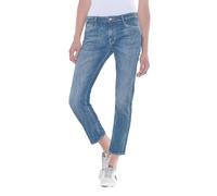 Jeans boyfit 200/43, longueur 34 bleu en coton Ora Bleu 25