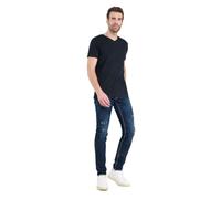 Le Temps des Cerises Jeans 700/11 Adjusted Tiago Destroy Bleu N°1