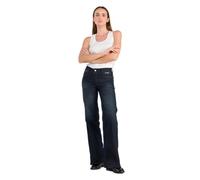 Le Temps des Cerises Jeans Pulp Flare Aglae Taille Haute Bleu-Noir N°2