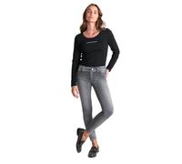 Le Temps des Cerises Jeans Pulp Slim Jarry 7/8ème Gris N°3 Push up