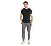 Le Temps des Cerises Koge Army Jogg Tapered arqué Gris
