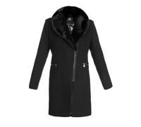 Le Temps Des Cerises Manteau mi-saison 'Philine' noir, Taille XS