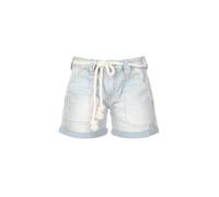 Le Temps Des Cerises Pantalon 'BLOOM' bleu clair / blanc, Taille 34