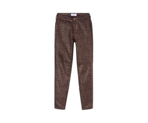 Le Temps Des Cerises Pantalon chino 'FLEXO' marron / rouille / noisette, Taille 36