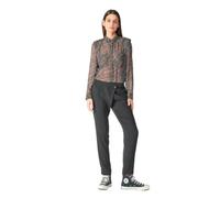 Le Temps des Cerises Pantalon Zefira Noir à Fermeture asymétrique