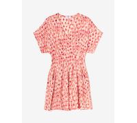 Le Temps Des Cerises Robe 'Agata' ivoire / magenta / rouge / rouge clair, Taille 40