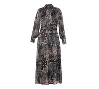 Le Temps Des Cerises Robe-chemise 'Seraphy' umbra / noir / blanc, Taille 34