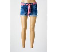 Le Temps des Cerises Short Bloom en Jeans Bleu foncé
