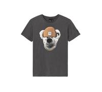 Le Temps Des Cerises T-Shirt 'Astor' gris / mélange de couleurs, Taille S