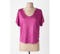 le temps des cerises tee-shirts et débardeurs femme de couleur rose 36