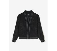 Le Temps Des Cerises Veste mi-saison 'Clavel' noir / argent, Taille XS
