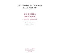 Le Temps du coeur Correspondance - Paul Celan - Seuil - broché - Roman