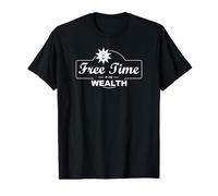 Le Temps Libre est ma Richesse L'indépendance financière T-Shirt Graphique avec Valeur