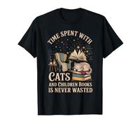 Le Temps passé avec Les Chats et Les Enfants n'est jamais Perdu T-Shirt