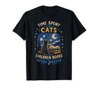 Le Temps passé avec Les Chats et Les Enfants n'est jamais Perdu T-Shirt