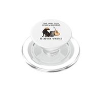 Le Temps passé avec Les Chiens et Les Guitares n'est jamais Perdu PopSockets PopGrip pour MagSafe