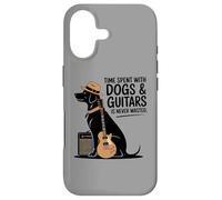 Le Temps passé avec Un Chien et des Guitares n'est jamais Perdu à dire Coque pour iPhone 17
