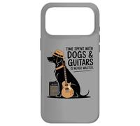 Le Temps passé avec Un Chien et des Guitares n'est jamais Perdu à dire Coque pour iPhone 17 Pro Max