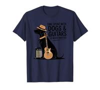 Le Temps passé avec Un Chien et des Guitares n'est jamais Perdu à dire T-Shirt