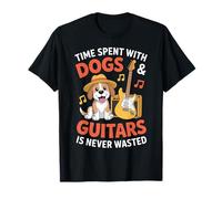Le Temps passé avec Un Chien et des Guitares n'est jamais Perdu à dire T-Shirt