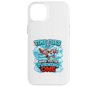 Le Temps Passe Vite Quand on s'amuse 1 Flying Cute Birthday 1st Bday Coque pour iPhone 14 Plus