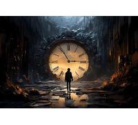 Le Temps Qui Passe, Puzzle Anti-Stress De 1500 Pièces pour Adultes, Puzzle en Bois, Jeu Familial, Team Building