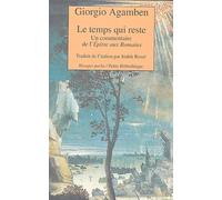 Le temps qui reste: Un commentaire de l'Epître aux Romains