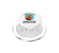 Le Temps Vole Lorsque Vous Prenez Un Jeu de Mots au Rhum PopSockets PopGrip pour MagSafe