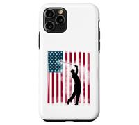 Le Tennis a percuté Le Trou du Drapeau de l'US Open Patriot USA en Un par Coque pour iPhone 11 Pro