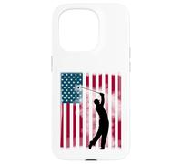Le Tennis a percuté Le Trou du Drapeau de l'US Open Patriot USA en Un par Coque pour iPhone 15 Pro