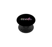 Le Tennis est ma thérapie rétro PopSockets PopGrip Adhésif