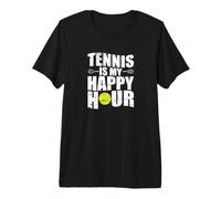 Le Tennis est Mon Happy Hour T-Shirt Haut de Gamme