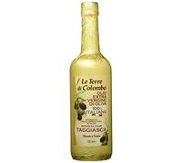 Le Terre di Colombo - Bouteille d'huile d'olive Taggiasca extra-vierge - Emballage doré - 0,75 l