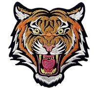 Le Terrible du Bengale à rayures Tigre Écusson brodé Iron on Sew on Patch