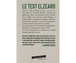 Le Test Elzéard - Laurine Roux - Julliard - broché - Essai