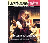Le Testament Comique - Jean-François Regnar - L'avant-Scene Theatre - broché - Revue