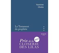 Le Testament du prophète - Prix de la Closerie des Lilas 2023