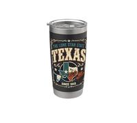 Le Texas, l'État de l'Étoile solitaire Gobelet isotherme en acier inoxydable double paroi