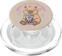 Le thé à Bulles Kawaii Boba Tea Capybara est ma Passion PopSockets PopGrip pour MagSafe