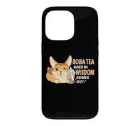 Le thé Boba Amusant pour Chien Corgi va dans la Sagesse Sort Coque pour iPhone 13 Pro