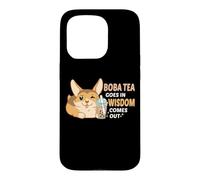 Le thé Boba Amusant pour Chien Corgi va dans la Sagesse Sort Coque pour iPhone 15 Pro