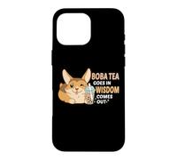Le thé Boba Amusant pour Chien Corgi va dans la Sagesse Sort Coque pour iPhone 16 Pro Max