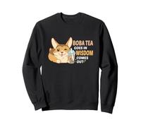 Le thé Boba Amusant pour Chien Corgi va dans la Sagesse Sort Sweatshirt