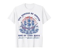 Le thé devrait être servi l'une des deux façons de faire la fête de Boston T-Shirt