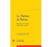Le Théâtre De Balzac - Splendeurs Et Misères D'un Parent Pauvre