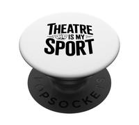 Le théâtre est Mon Acteur passionné de Sport PopSockets PopGrip Adhésif