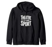 Le théâtre est Mon Acteur passionné de Sport Sweat à Capuche